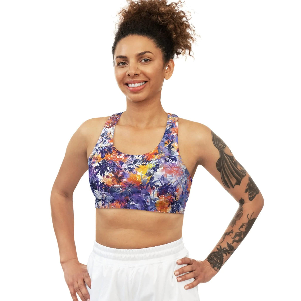 Tropical Temptation Sports Bra - BREAKIN' ATOMS