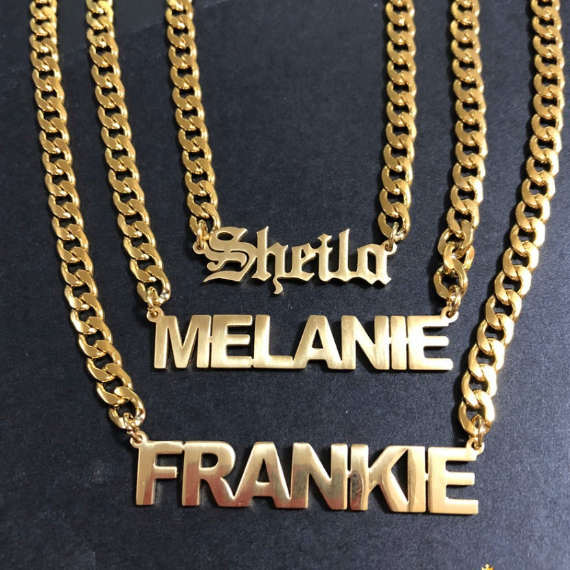 Titanium Steel Necklace — Breakin Atoms premium streetwear