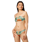 “Breakin’ Atoms Flora Breeze bikini with tropical floral print, front view” thumbnail 1