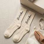 Breakin' Atoms creme socks  thumbnail 1