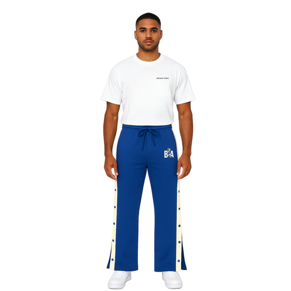 Cotton Cozy Breakers Model Wearing Cotton Tear Away Pants by Breakin' Atoms