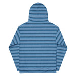 Breakin' Atoms Back Blue Striped Hoodie Back thumbnail 2