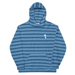 Breakin Atoms Blue Striped Hoodie  thumbnail 1