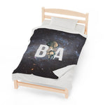 Breakin' Atoms Velveteen Plush Blanket - BREAKIN' ATOMS thumbnail 5