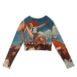Rodeo Long-Sleeve Crop Top - BREAKIN' ATOMS thumbnail 3