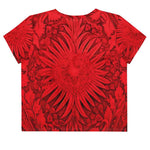 Breakin' Atoms 'Crimson Mandala' Tee - BREAKIN' ATOMS thumbnail 2