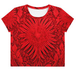 Breakin' Atoms 'Crimson Mandala' Tee - BREAKIN' ATOMS thumbnail 3