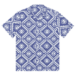 Indigo Matrix Button-Up - BREAKIN' ATOMS thumbnail 4