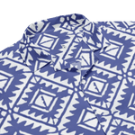 Indigo Matrix Button-Up - BREAKIN' ATOMS thumbnail 3