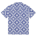 Indigo Matrix Button-Up - BREAKIN' ATOMS thumbnail 2