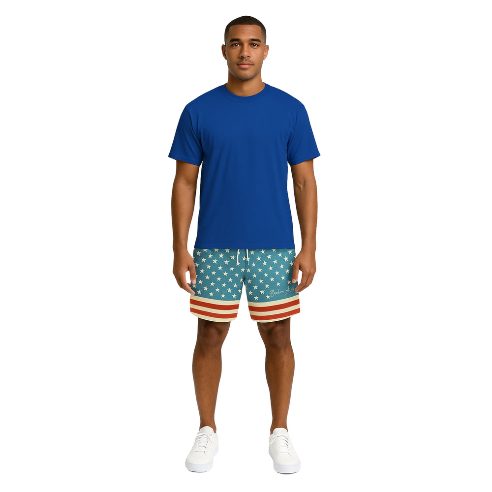 Old Glory Shorts by Breakin Atoms — Breakin Atoms premium streetwear