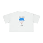 Breakin' Atoms Parachute Monogram Women's Crop Tee - BREAKIN' ATOMS thumbnail 5