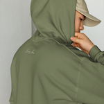 Olive Shade Breakin' Atoms Essentials Hoodie thumbnail 5
