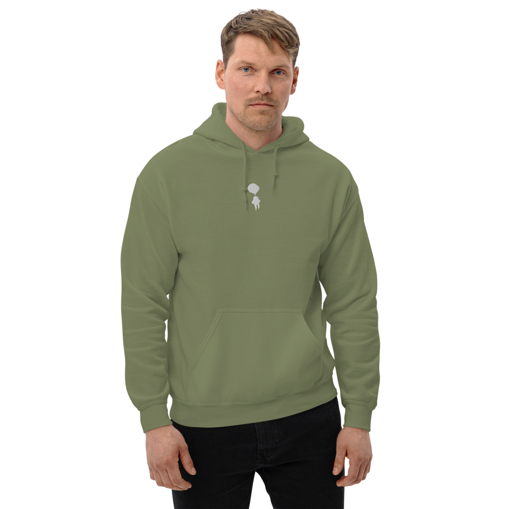 Olive Shade Breakin' Atoms Essentials Hoodie — Breakin Atoms premium streetwear